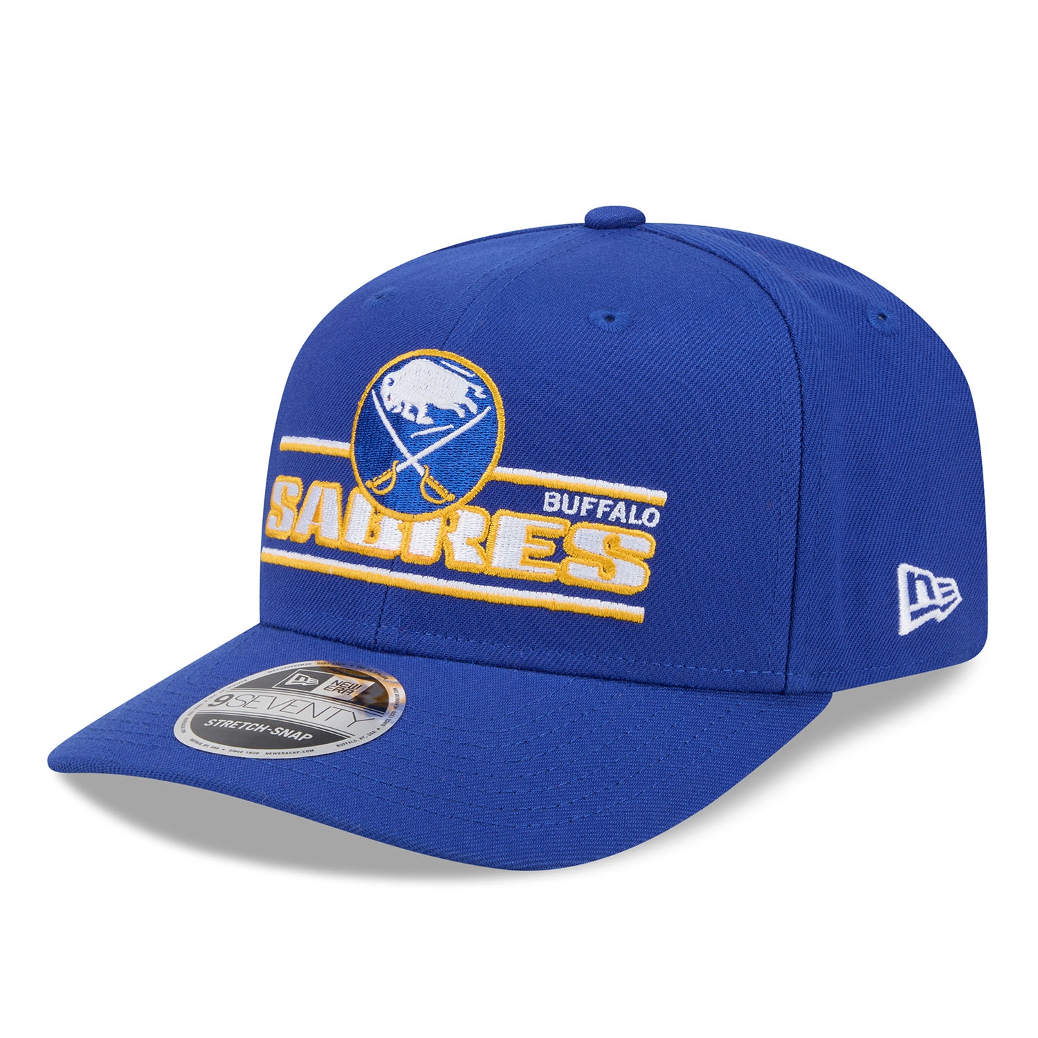 Buffalo Sabres NHL Stated 9SEVENTY Stretch-Snap Cap Blue