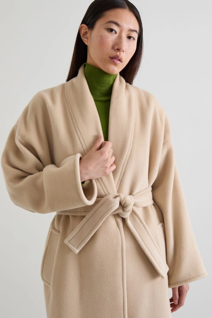 Robe coat - LIGHT BEIGE