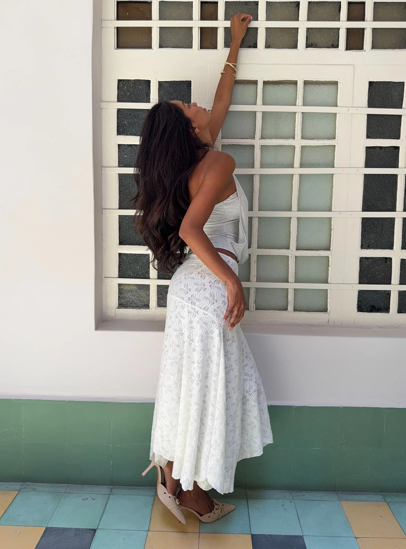 Tidal Midi Skirt Foam