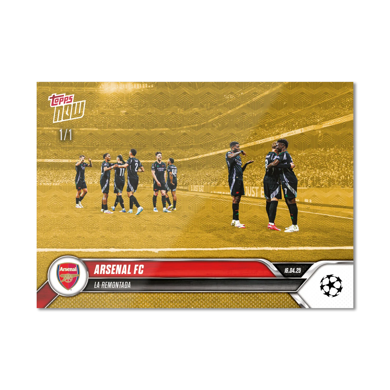 Arsenal FC - 2024-25 UCL Topps NOW® - Card 143