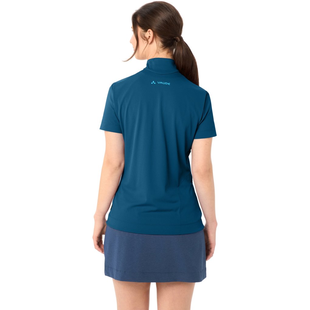 Vaude Adlux Half-Zip Shirt Women - shore blue