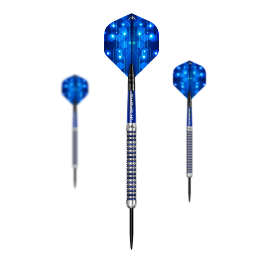 Mission ION Blue Silver steel darts