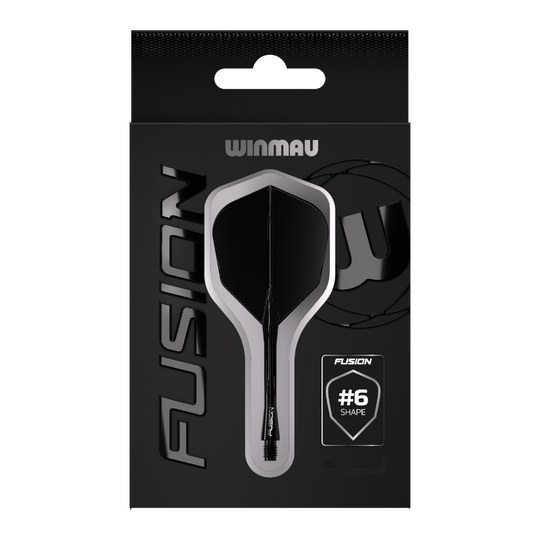 Winmau Fusion Flight Shaft System No6 Black