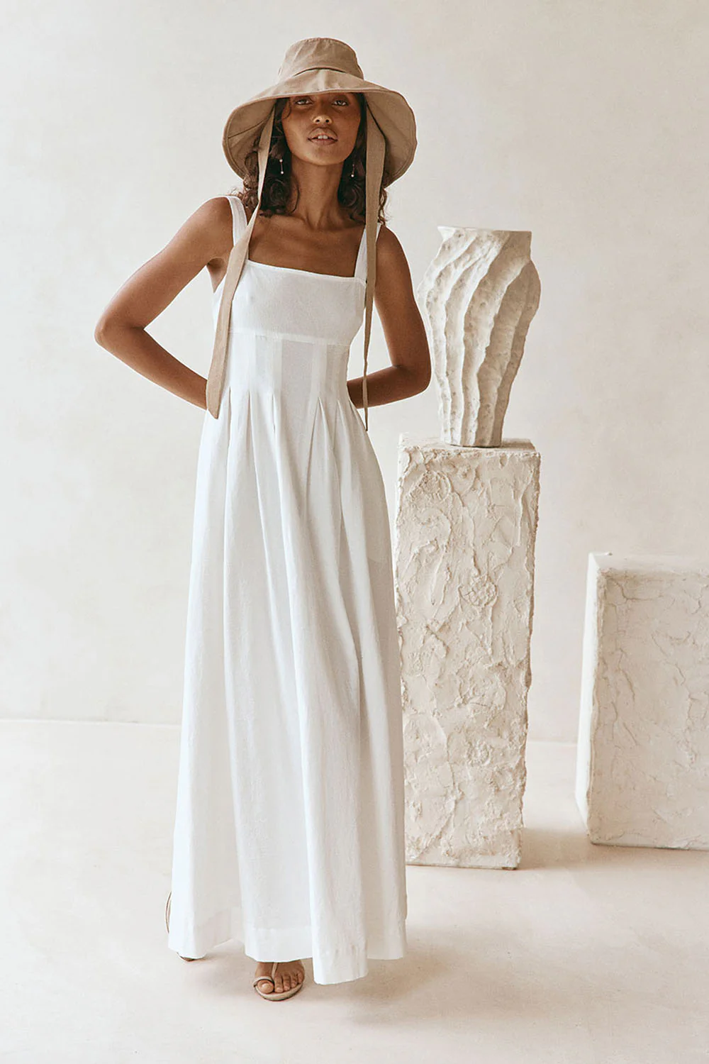 Flore Dress - White