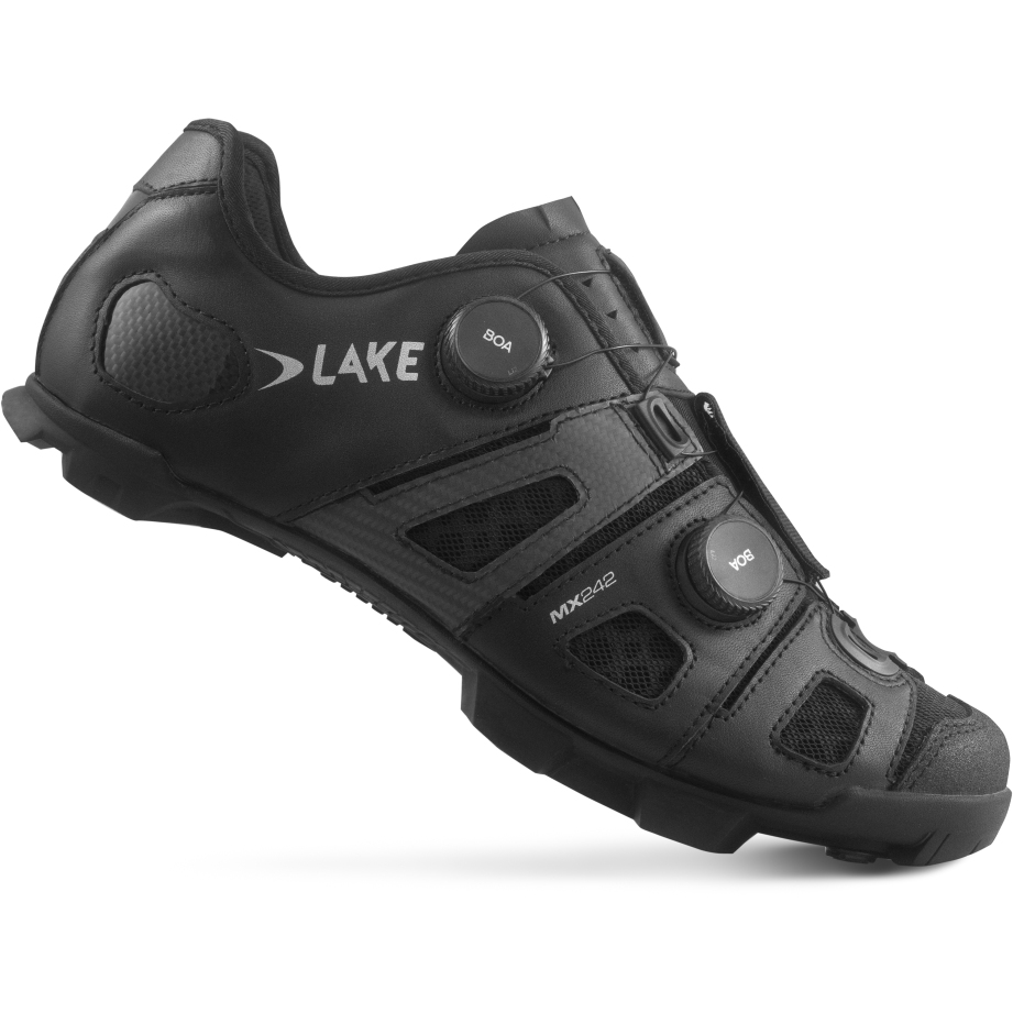 Lake MX242 MTB Shoes Men - black/silver