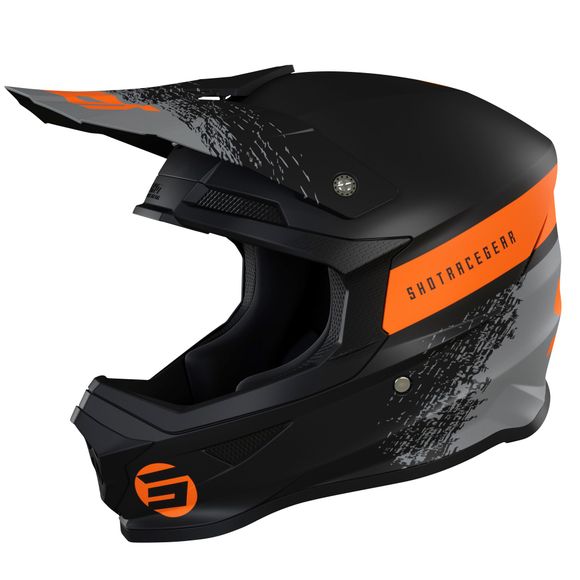 Shot FURIOUS ROLL cross helmet - BLACK ORANGE MATT 2022 - Black / OrangeRef: SO2196