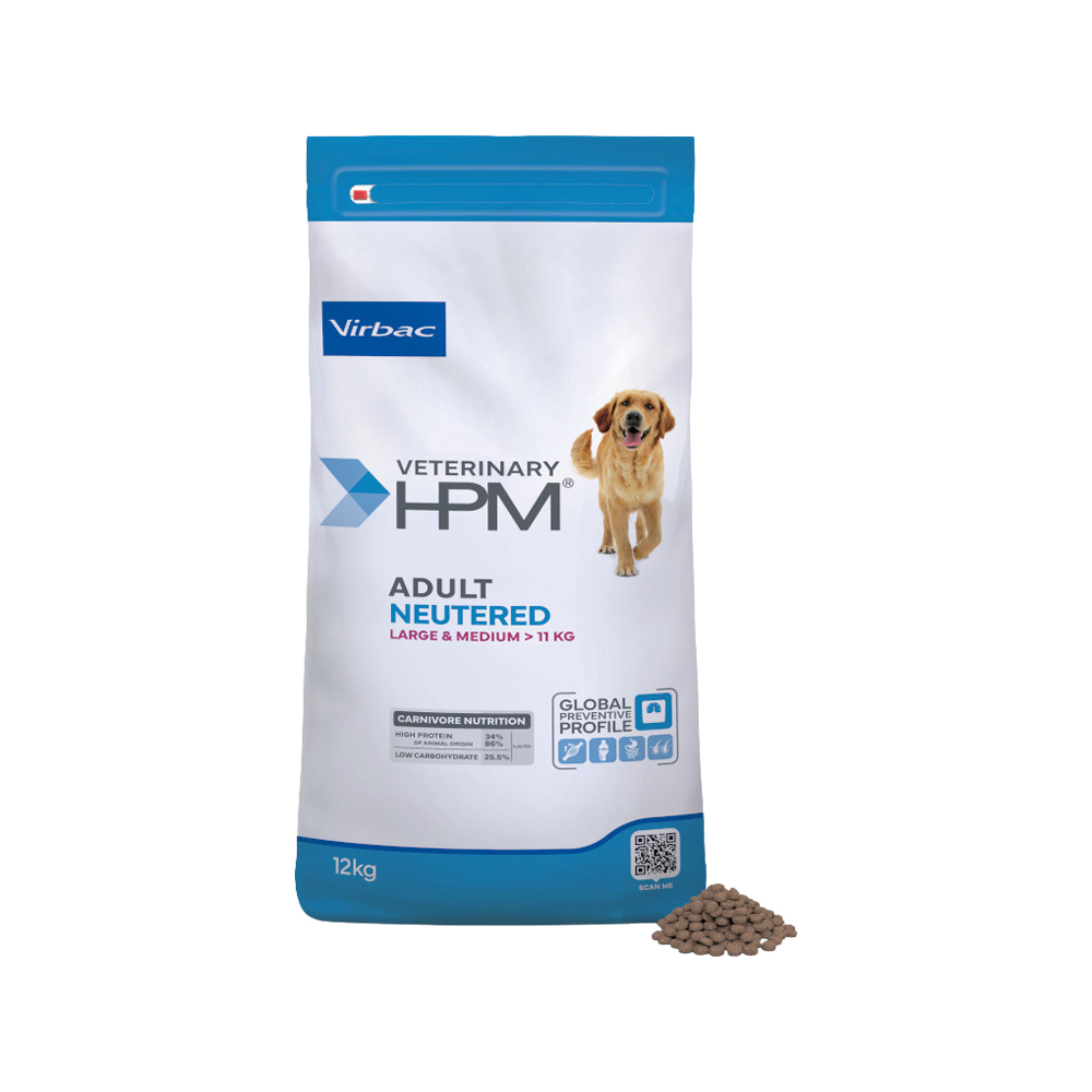 Veterinary HPM -Adult Neutered Dog - Large & Medium -12kg