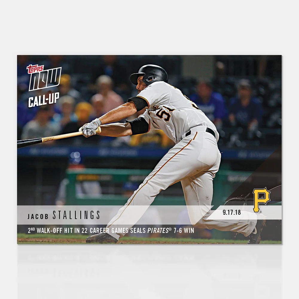 Jacob Stallings - 09/17/2018 TOPPS NOW® Card 741 - Print Run: 278