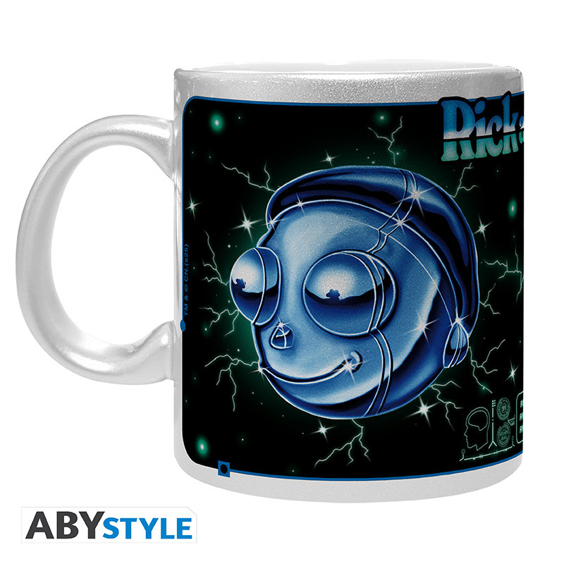 RICK AND MORTY Mug with silver finish Rick & Morty