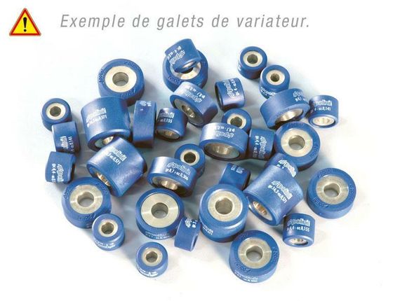 Polini variator pebbles 26.1x19mm 20.2gr - 8 piecesRef: Pol00082A / 1011741