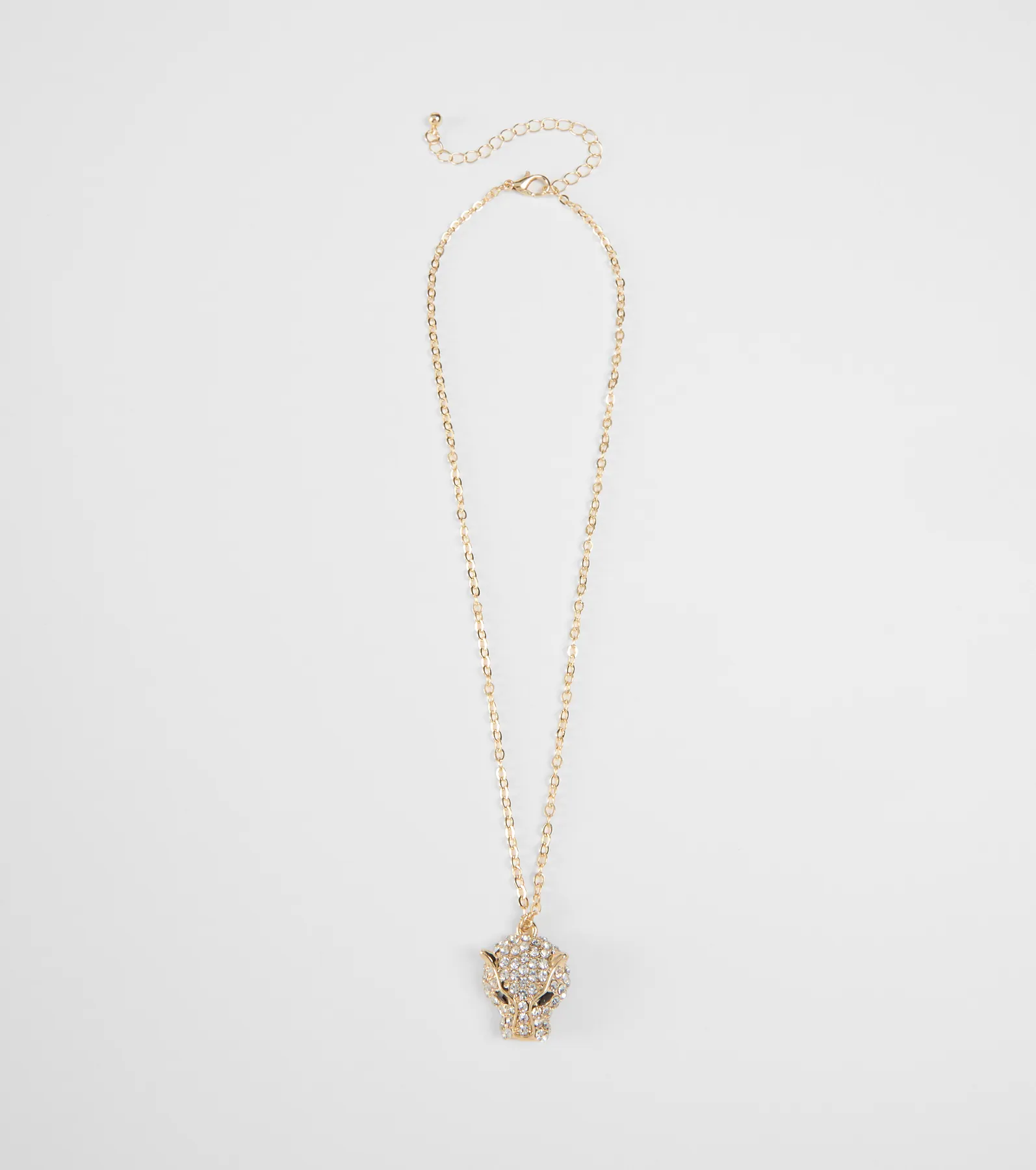 Totally Wild Rhinestone Animal Charm Necklace