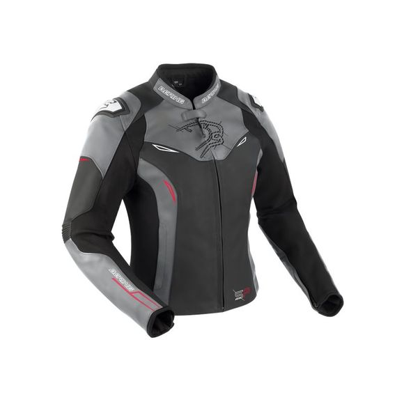 Bering Lady Snap - Black / Gray Motorcycle JacketRef: BR1545
