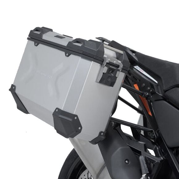 SW-MOTECH suitcase complete kit trax adventure 37/45 l - grayRef: kft.04.835.70000/b