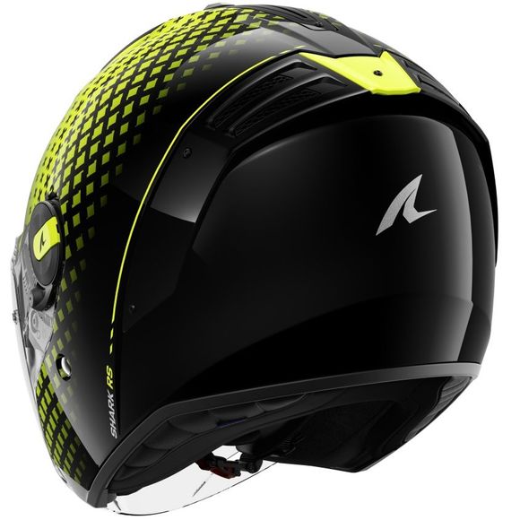 Shark RS JET STRIDE Open-Face Helmet - Black / YellowRef: SH1720-C41478