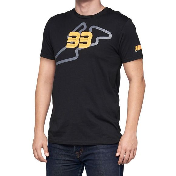 100% BB33 TRACK Short Sleeve T-Shirt - BlackRef: CE1537