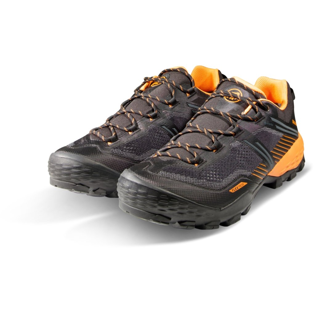 Mammut Ducan II Low GTX Shoes Men - black-dark tangerine