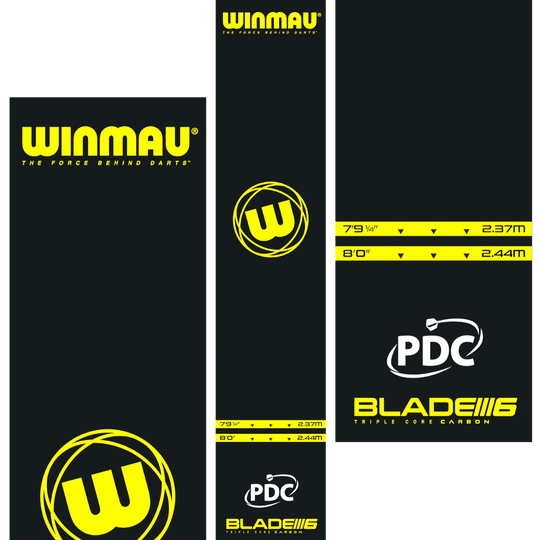 Winmau Pro-Zone Essential PVC dart mat