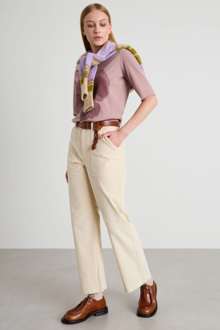 Printed T-shirt - MAUVE