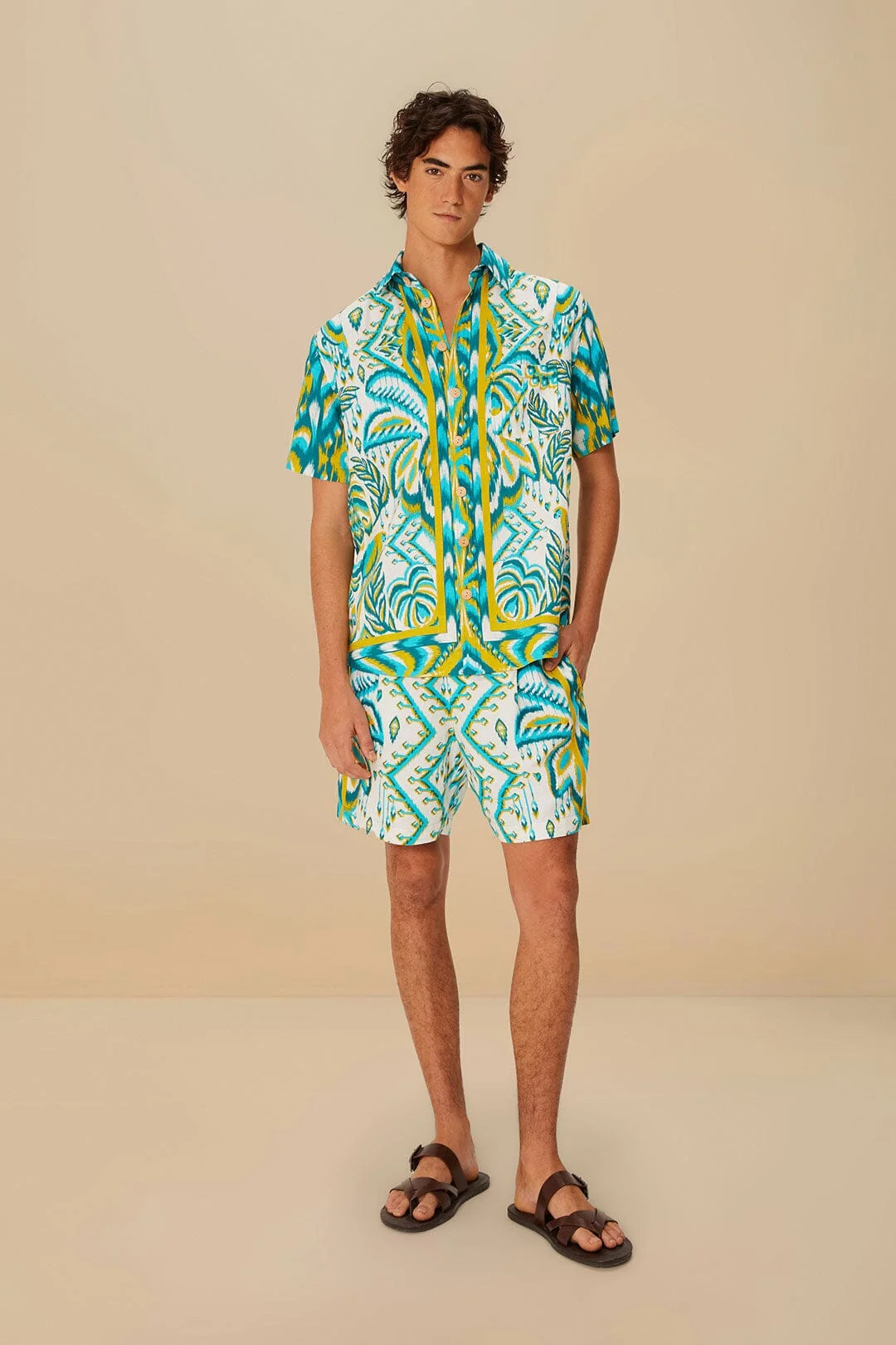 Sand Tropical Tapestry Shorts
