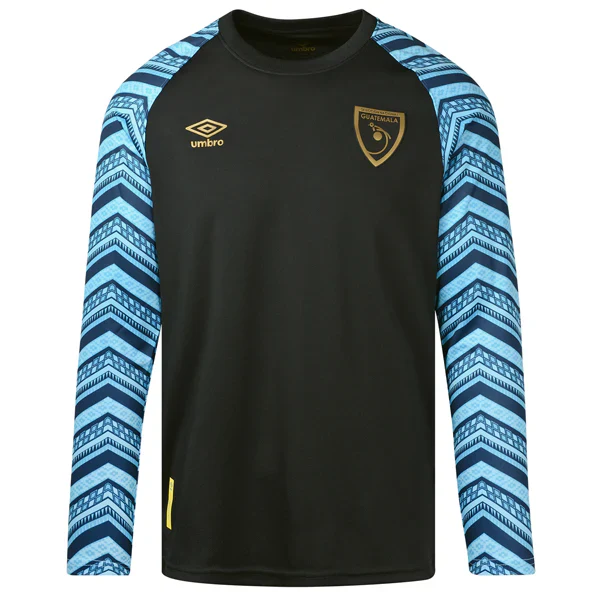 Umbro Guatemala Long Sleeve Prematch Jersey 23/24 (Black/Blue/Gold