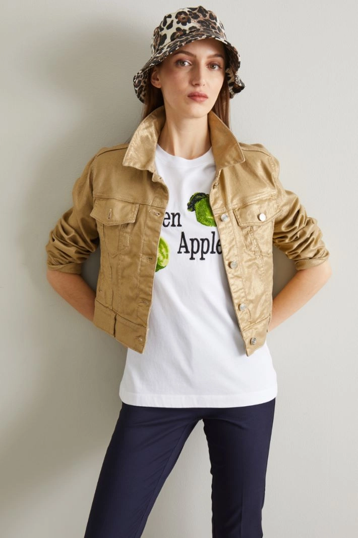 Animal print fisherman hat - BROWN BLACK WHITE