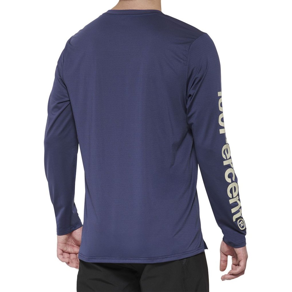 100% Airmatic Long Sleeve Jersey Men - indigo