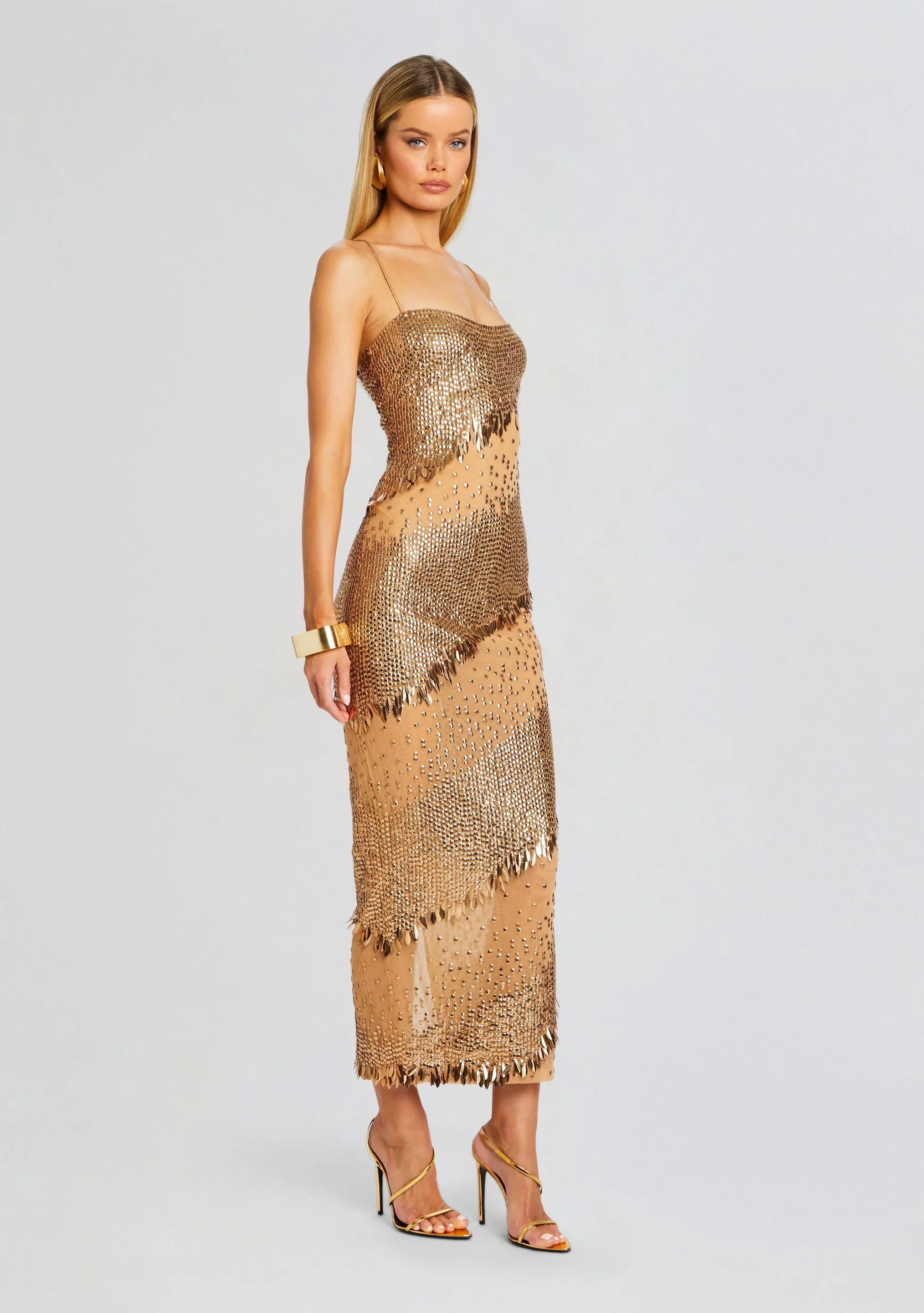 Carmine Embellished Dress