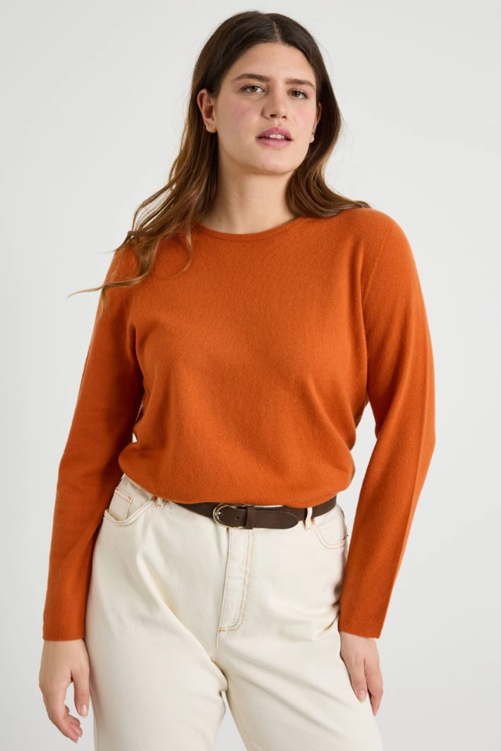 Cashmere sweater - ORANGE