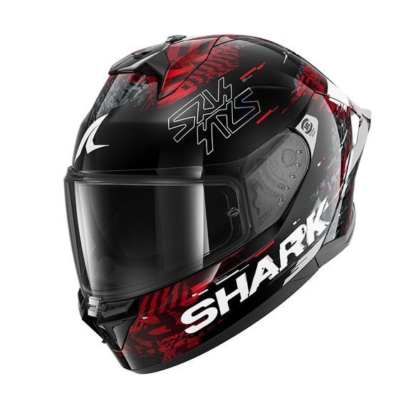 Shark SKWAL CUP SPEED-VIB Full Face Helmet - Black / RedRef : SH1864-C58535