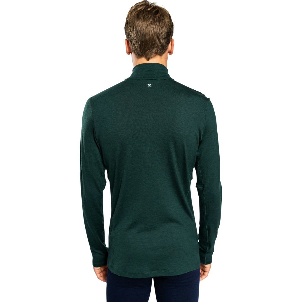 Ulvang Hero Half Zip Longsleeve Baselayer Men - Beetle Green
