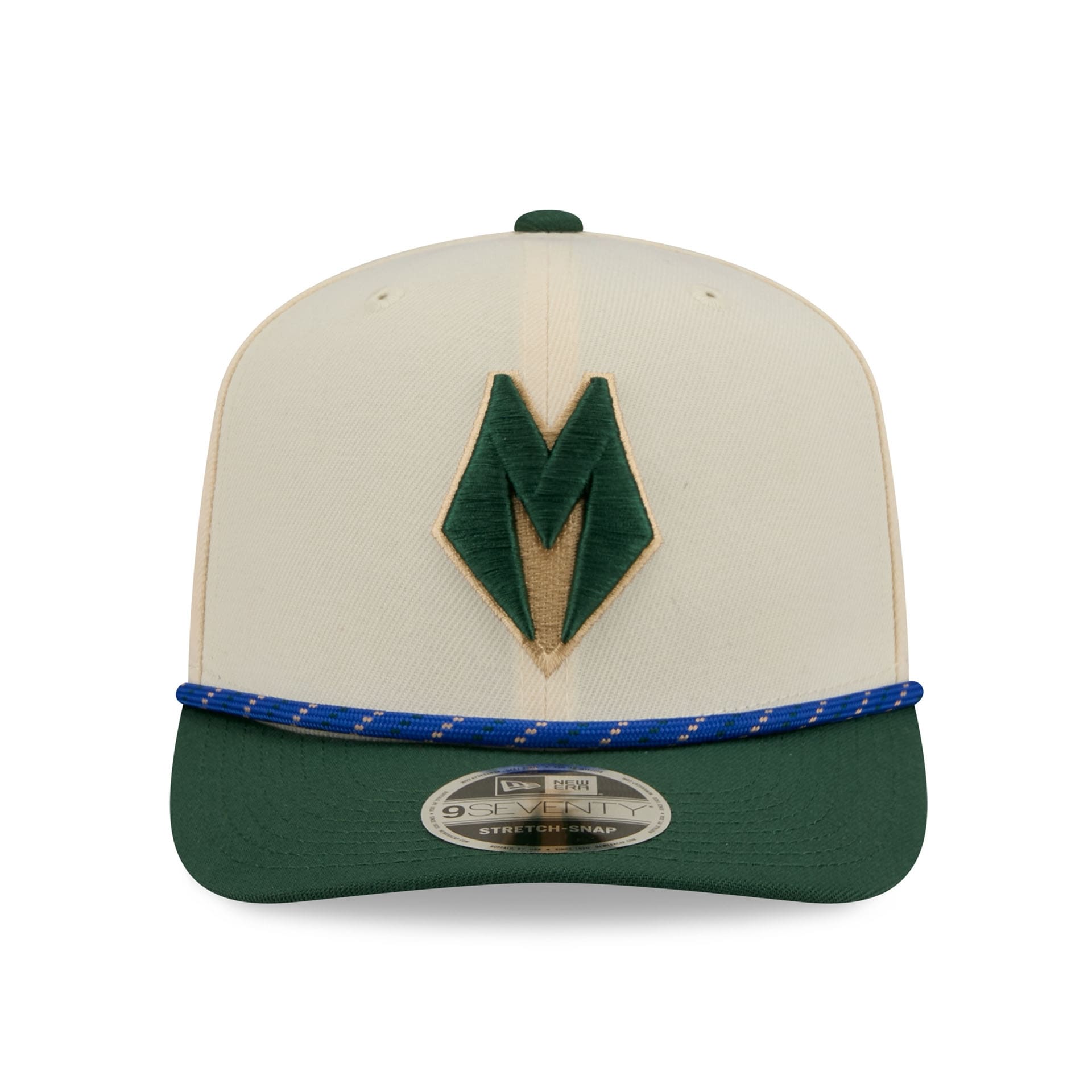 Milwaukee Bucks 2025-26 NBA City Edition 9SEVENTY Stretch-Snap Cap
