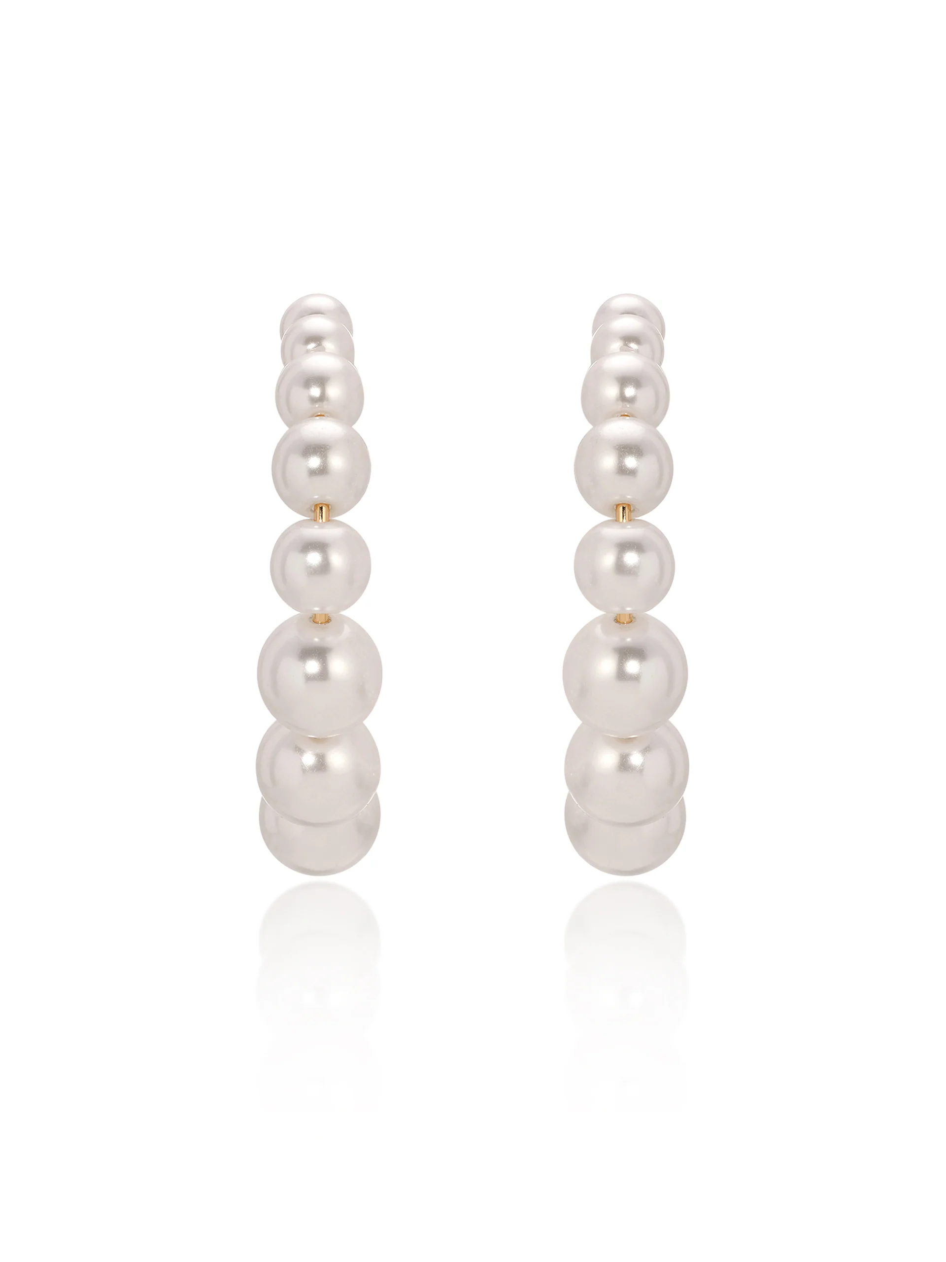 Pearl Bubble Hoops