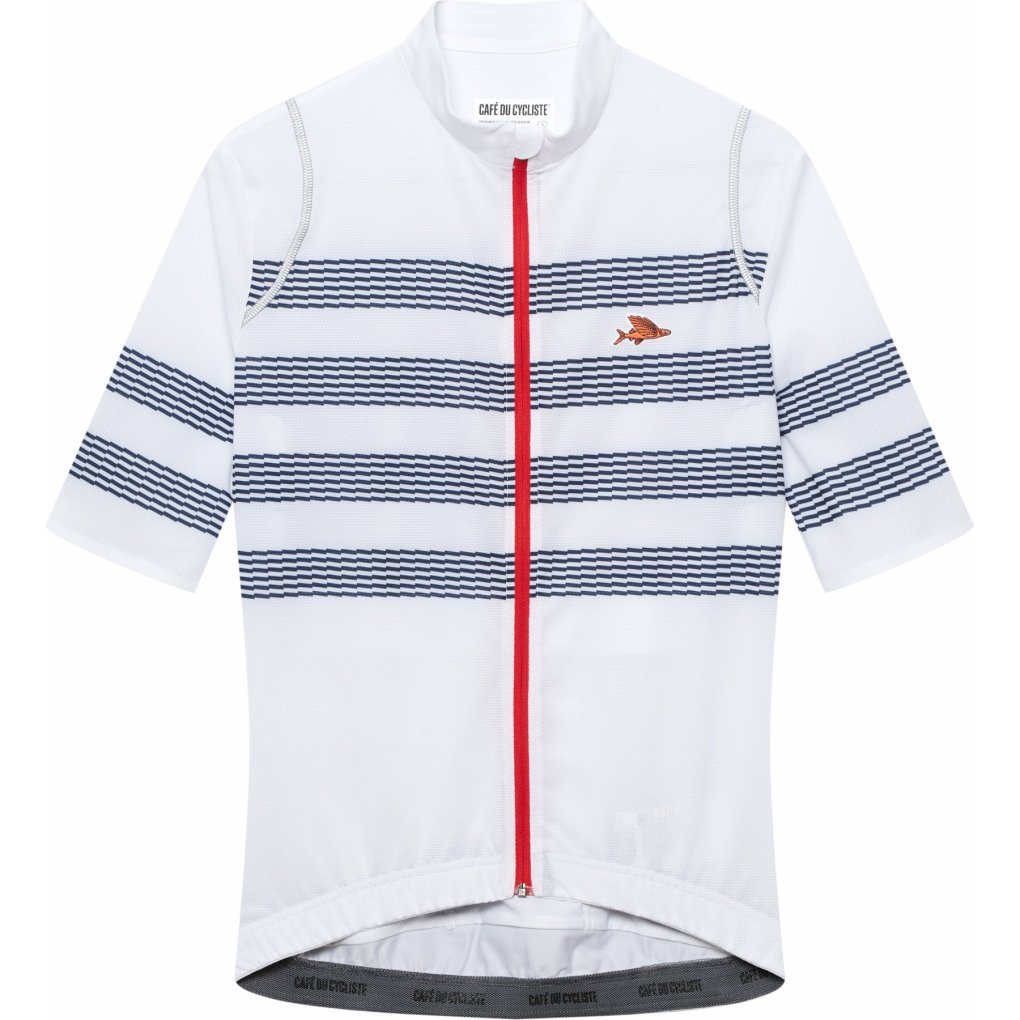 Café du Cycliste Mona 2.0 Short Sleeve Jersey Women - mariniere