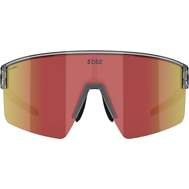 Bliz P004 Glasses - Transparent Dark Grey - Red