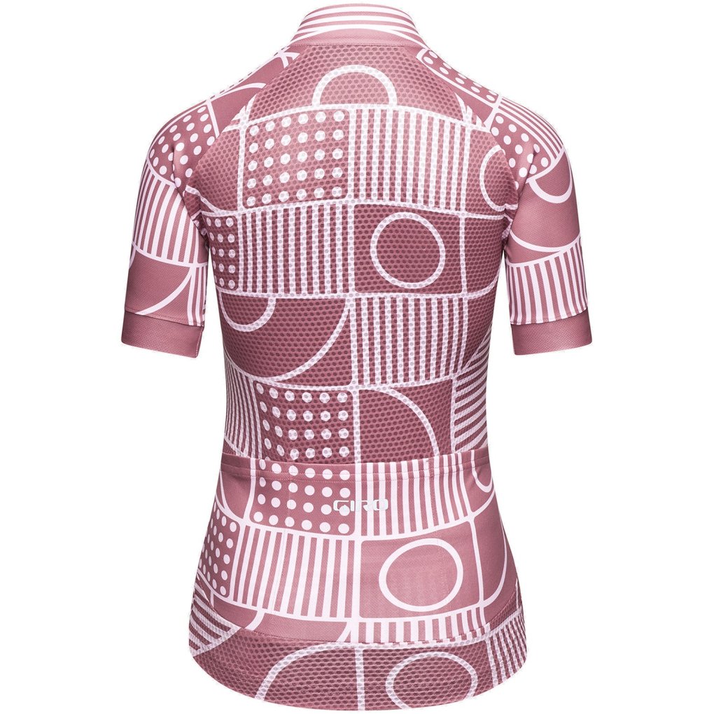 Giro Chrono Jersey Women - dusty rose linocut