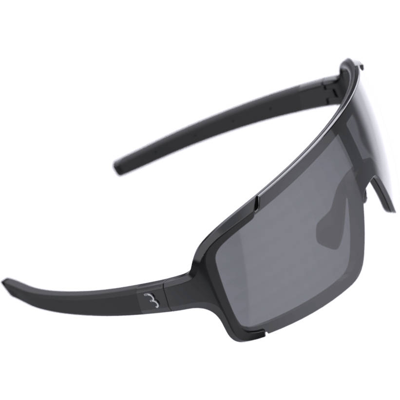 BBB Cycling Chester BSG-69 Glasses - glossy black - smoke flash mirror