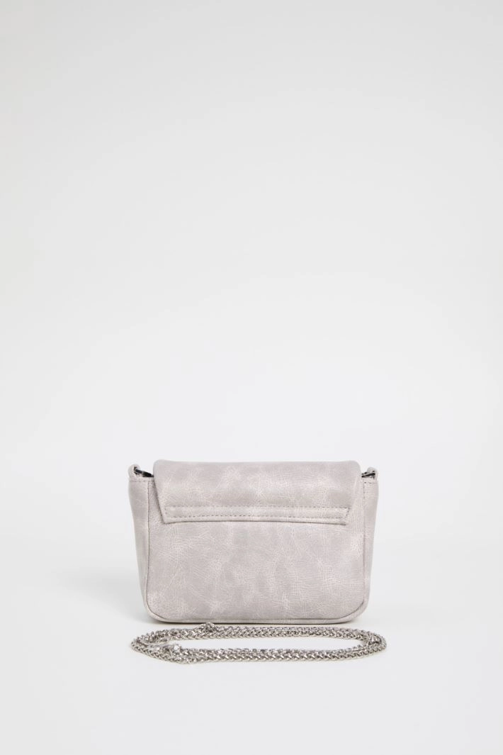 Aged look minibag - GREY