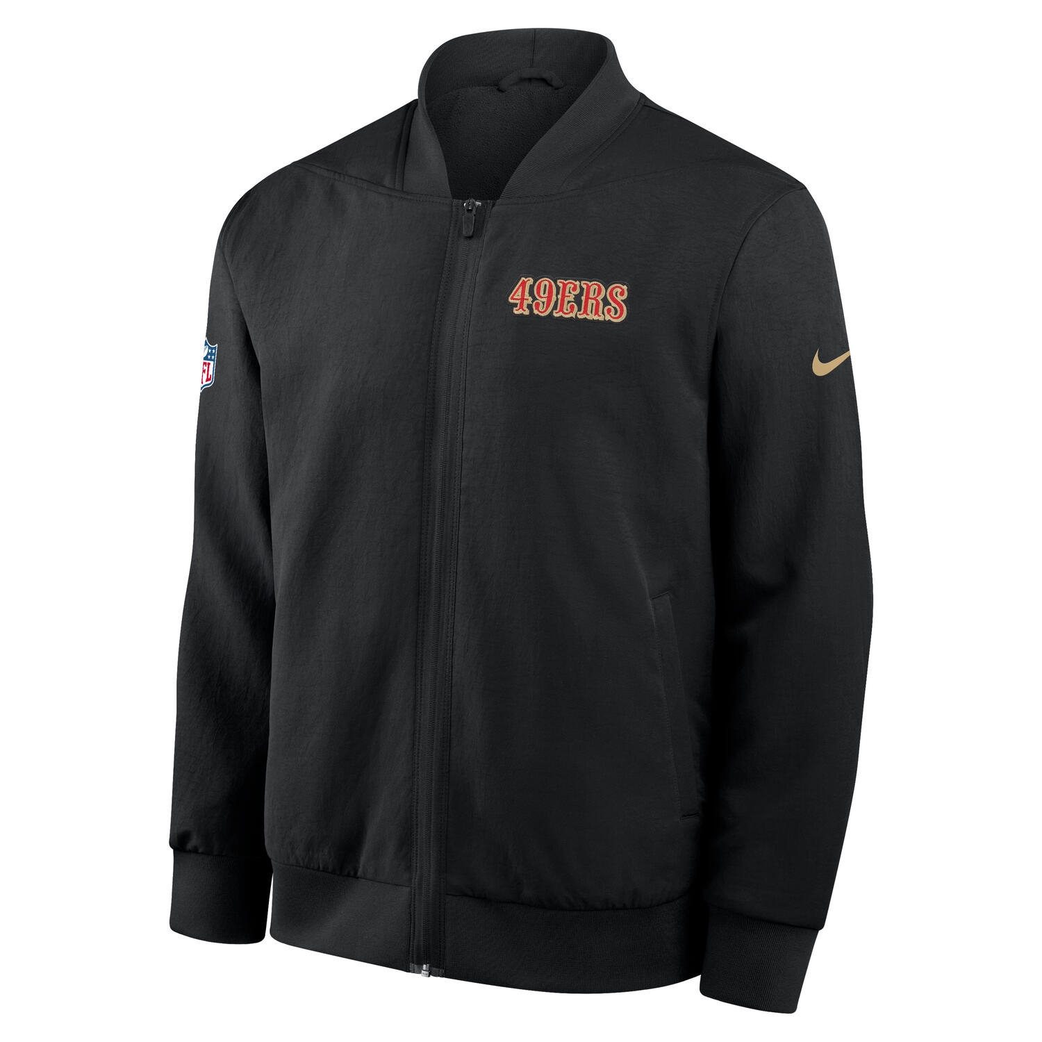 San Francisco 49ers 2025 Rivalries Sideline Bomber Jacke Black