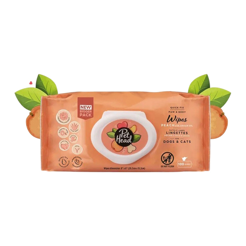 Pet Head Quick Fix Wipes - 100 pieces