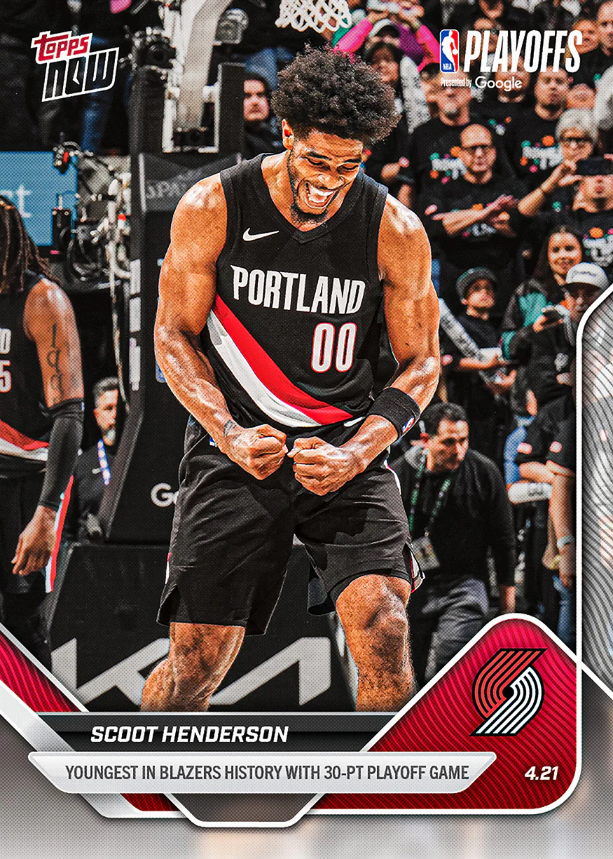 Scoot Henderson - 2025-26 NBA Topps NOW® - Card 268