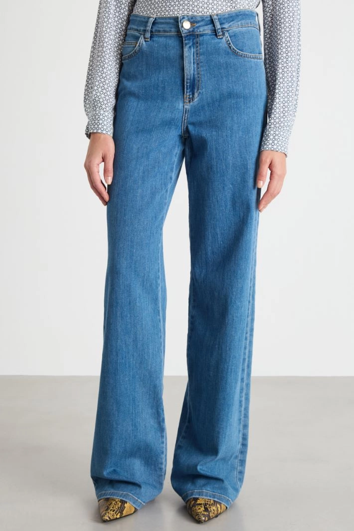 Wide-leg jeans - BLUE