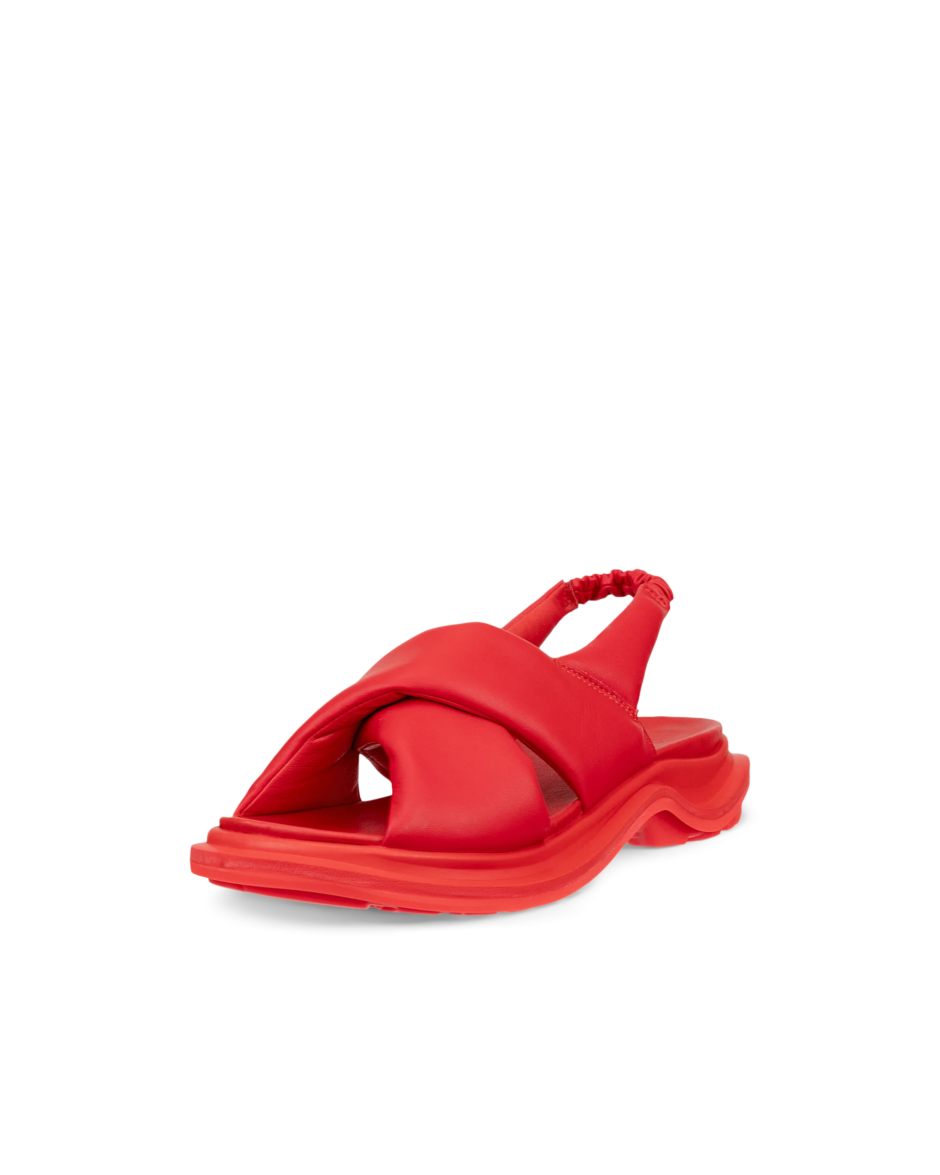 ECCO OFFROAD Damen Trekkingsandale aus Leder Rot