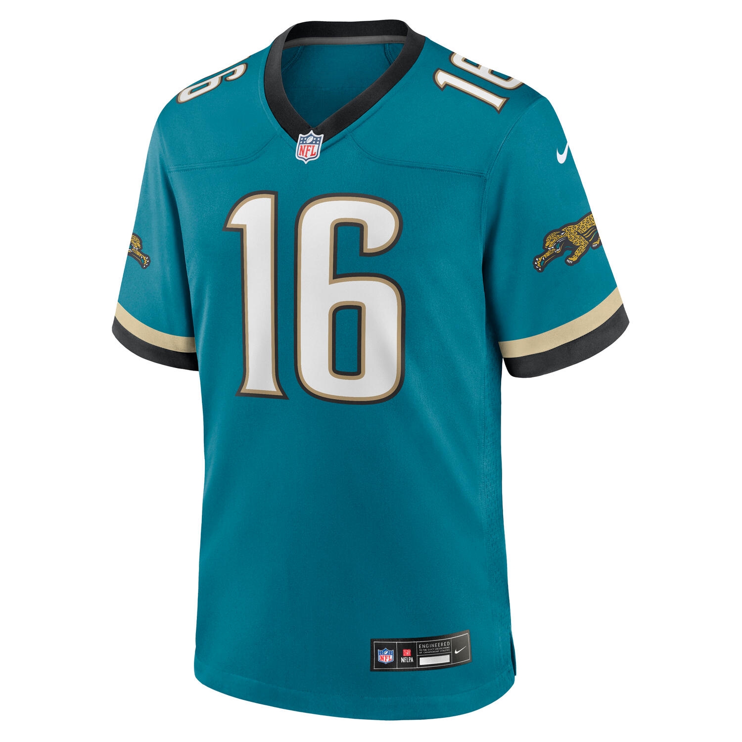 Trevor Lawrence #16 Jacksonville Jaguars Classic Nike Game NFL Jersey Türkis