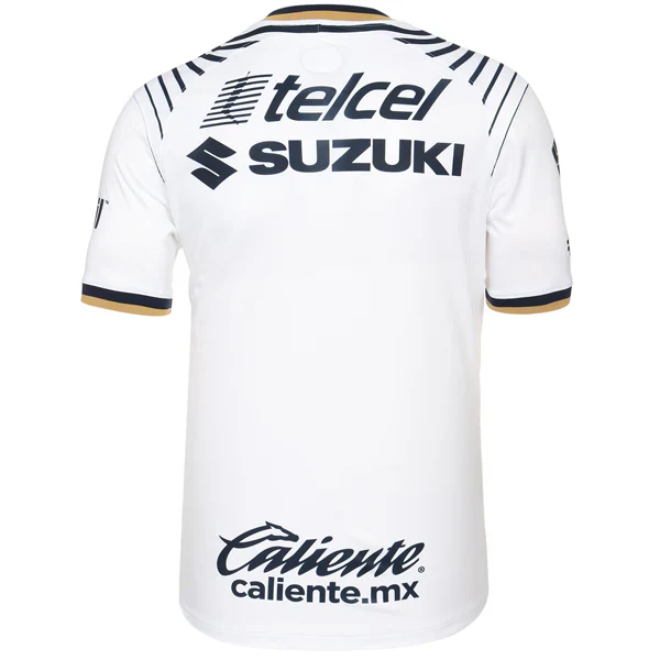 s UNAM Home Jersey w/ Liga MX Patch 22/23 (White/Obsidian/Gold)