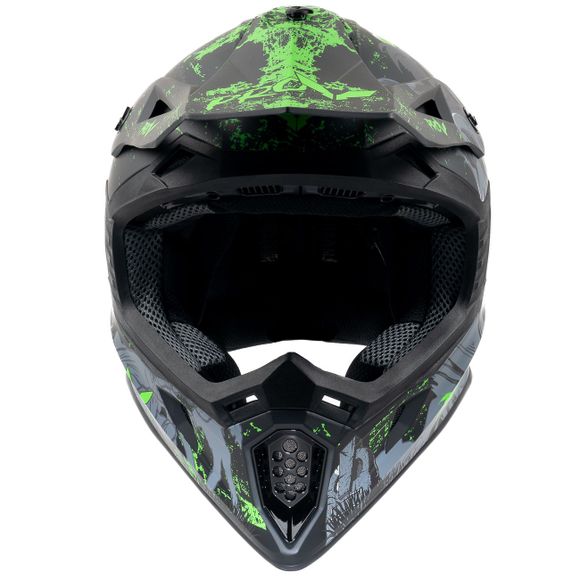 Casque cross Prov SKUD NEGAN 2026 - Vert / NoirRef : POV0021