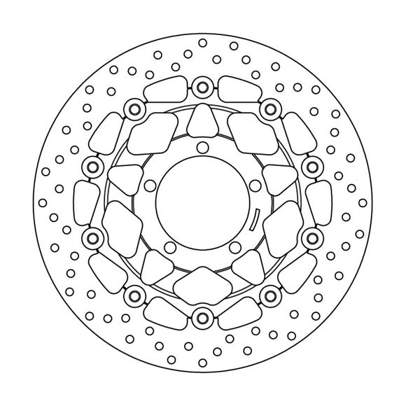 Disque de frein Rond Brembo flottantRef : 78B40862
