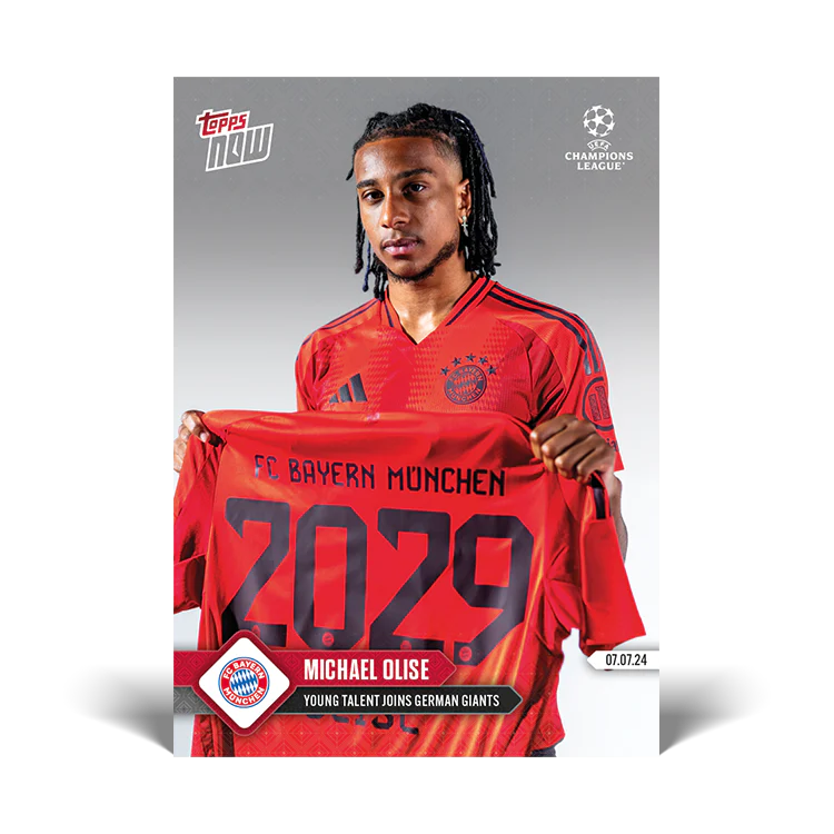 Michael Olise - Young talent joins German giants - 23/24 UCL TOPPS NOW® Card 140