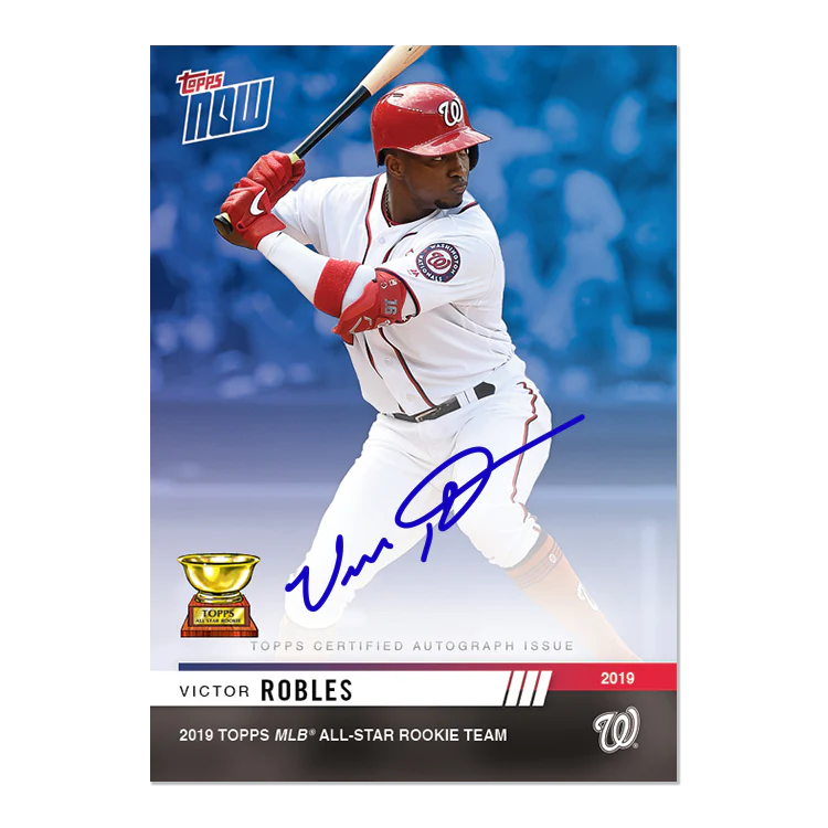 On-Card Auto # to 49 - Victor Robles - MLB TOPPS NOW® Card RC008B
