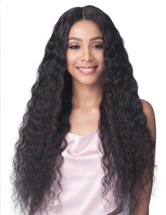 Bobbi Boss Unprocessed Virgin Remy Bundle Hair Full Lace Wig BNGLWNC32 Natural Curl 32