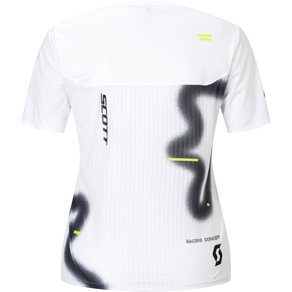 SCOTT RC Run Short Sleeve Tee Women - white/black